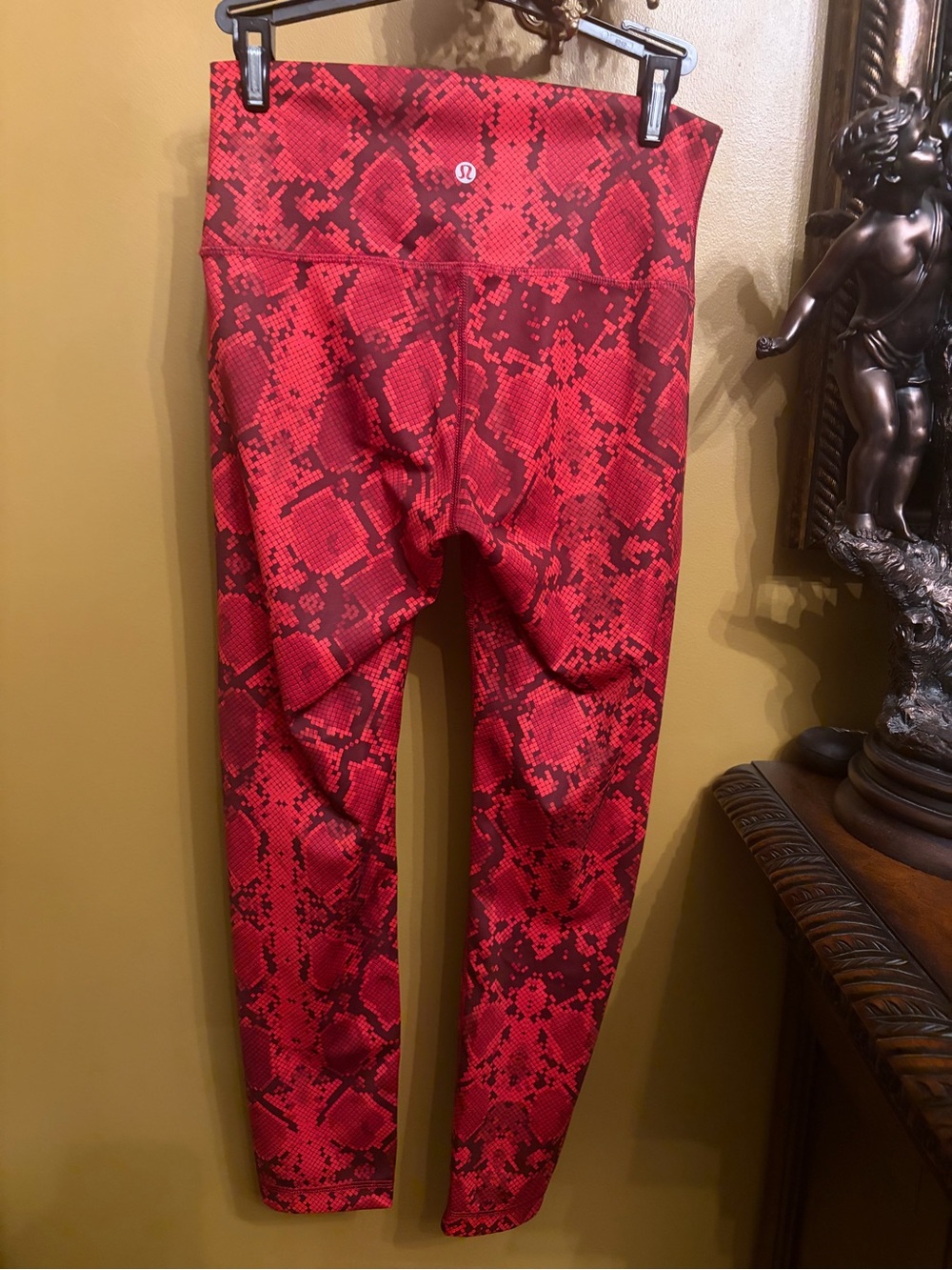 lululemon athletica Women’s Red Snake-Print Jeggings